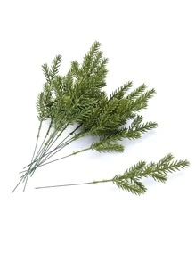 10pcs Artificial Plant - Green - View 2