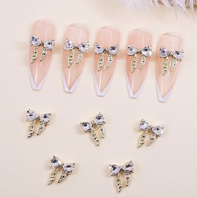 10pcs Bowknot Design Nail Art Decoration