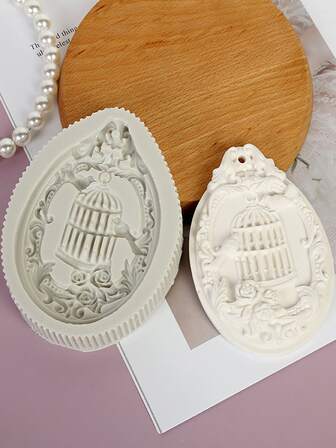 1入組鳥籠設計DIY矽膠模具