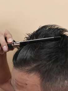 1 peine para peinado para hombres con diseño plegable y con resorte, adecuado para dar forma y cuidar el cabello y la barba - Multicolor - Ver 2