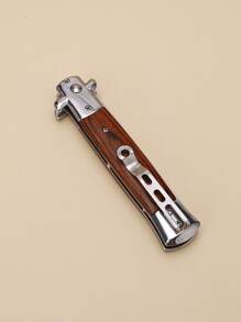 1 peine de acero inoxidable con resorte plegable para espalda grande, cabezal de aceite, suministros de peluquería - Multicolor - Ver 5