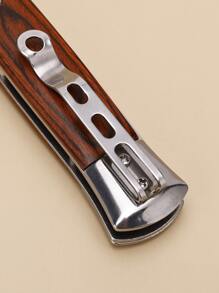 1 peine de acero inoxidable con resorte plegable para espalda grande, cabezal de aceite, suministros de peluquería - Multicolor - Ver 6