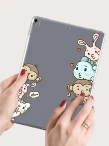 Funda compatible con iPad animal de dibujos animados - Multicolor - Ver 4