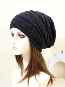 1 chiếc mũ len dệt kim dày họa tiết vảy cá màu trơn có lớp lót giữ nhiệt mềm mại, hoàn hảo cho hoạt động trượt tuyết ngoài trời và giữ ấm thường ngày - Nhiều màu - Xem 11