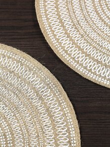 1入組曼陀羅圖案餐墊 - 彩色 - 查看 3