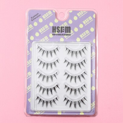 5pairs Separated False Eyelashes