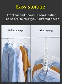 1pc Plain Multi-Hole Hanger - White - View 4