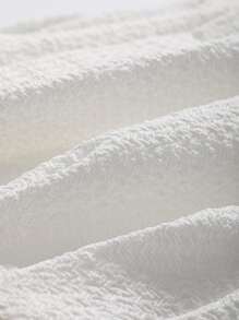 DAZY 褶饰短款抹胸外出上衣 - 白色 - 查看 8