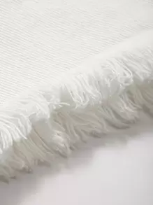 DAZY Raw Hem Slant Pocket Denim Shorts