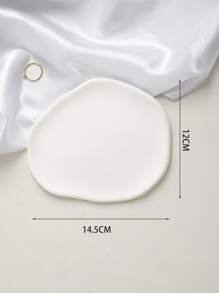 1個高端時尚珠寶托盤,展示架,拍照裝飾道具（由石膏製成）,情人節禮物 - 白色 - 查看 3