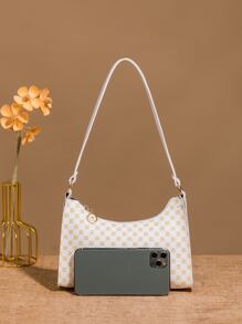 Sac à motif géométrique zippé