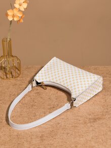 Sac à motif géométrique zippé