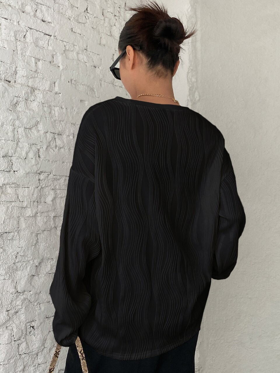 Solid Drop Shoulder Tee