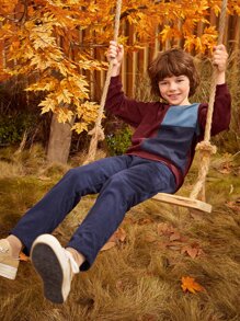 SHEIN Niños Pullover de cuello redondo de color combinado - Multicolor - Ver 7