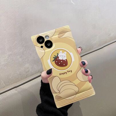 Cartoon Rabbit Print Phone Case