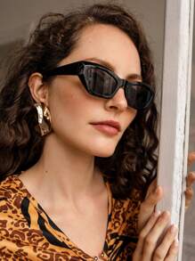 BizChic Geometric Frame Fashion Glasses Casual