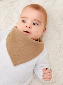 4 piezas Babero de bandana para bebé con patrón de leopardo - Multicolor - Ver 8