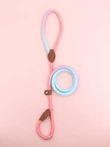 Supet 1 mảnh Colorblock Pet Leash - Nhiều màu - Xem 1