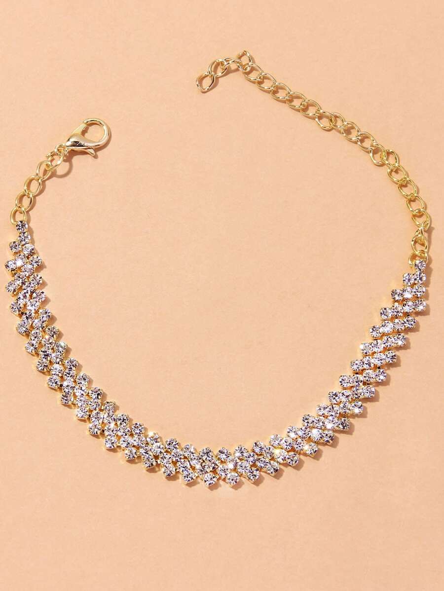 Rhinestone Decor Anklet | SHEIN USA