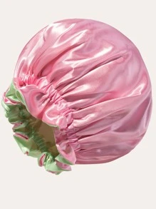 Solid Reversible Hair Bonnet - Multicolor - View 1