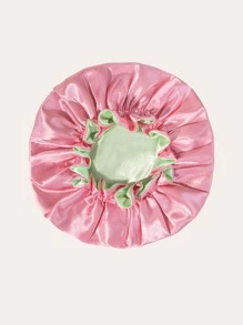 Solid Reversible Hair Bonnet - Multicolor - View 2