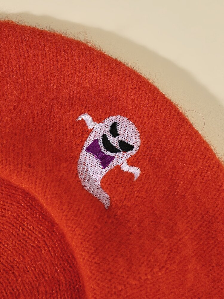 Boina fantasma con bordado - Naranja - Añade 4