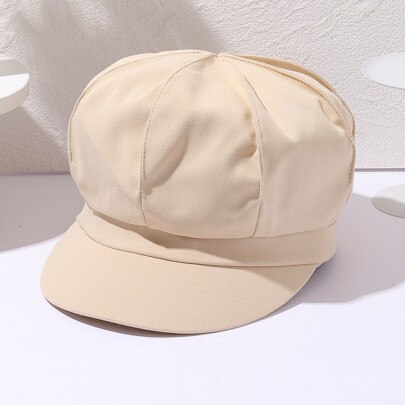 Solid Baker Boy Cap
