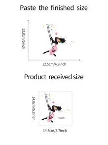 1 件图形开关插座墙贴，自粘开关装饰贴花用于家庭装饰，贴纸，墙贴花，乙烯基贴花用于家庭装饰，春季装饰品刷新您的家，节日装饰贴纸礼物生日毕业 - 彩色 - 查看 5