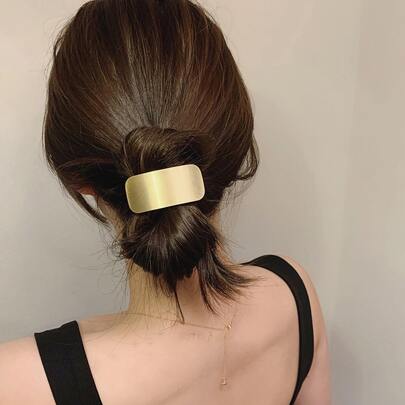 Rectangle Decor Hair Tie