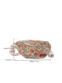 Floral Pattern Bum Bag - Multicolor - View 3
