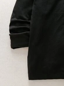 SHEIN Toddler Boys Dinosaur Print Tee - Black - View 3