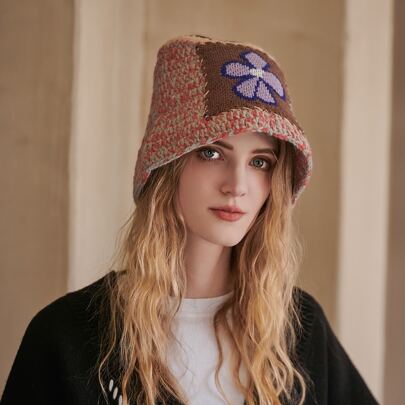 Floral Pattern Bucket Hat