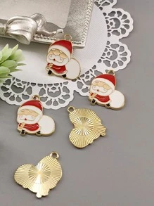 5入組聖誕老人DIY吊墜