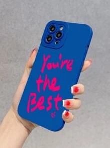Slogan Graphic Phone Case - Multicolor - View 3