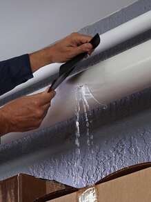 1入組貼片PVC超強力防水膠帶止漏密封修復膠帶高性能自粘膠帶 - 黑色 - 查看 4