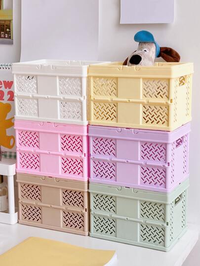 1pc Random Color Desk Storage Box