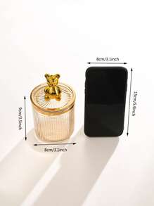 1 pieza Envase de moldadientes con diseño de oso - Multicolor - Ver 3