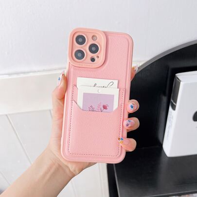 Plain Phone Case With Card Slot