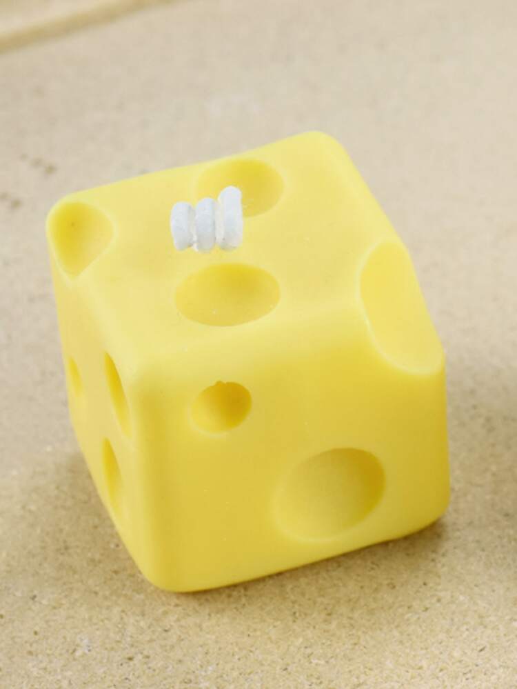 1 pieza Molde de silicona de bricolaje queso diseño - Blanco - Añade 6
