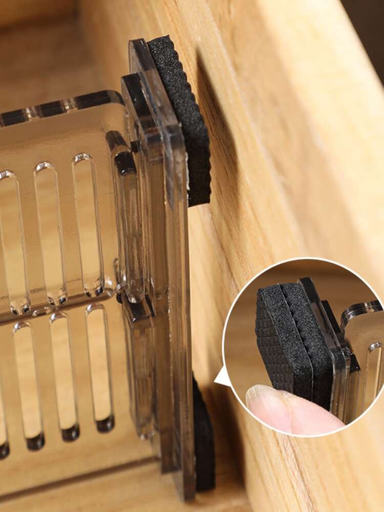 1pc Ngăn chia ngăn kéo rỗng, Ngăn chia ngăn kéo PS Bắc Âu dùng để trang trí nhà cửa, trang trí mùa thu, trang trí lễ hội, trang trí phòng, trang trí nhà, trang trí mùa thu, trang trí phòng ngủ - Xám - Xem 5