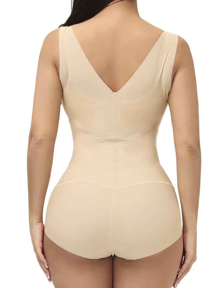 SHEIN Phụ kiện đồ lót Áo liền quần Định hình - Màu be - Xem 2