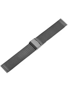 1 pieza Correa de reloj de acero inoxidable - Negro - Ver 5