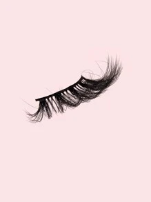 Full False Lashes 4pairs Faux Mink Lashes Natural Long Fluffy False Eyelashes For Women Mom Wife Sister Teen Girl Friend Strip Lashes, Lashes, Eyelashes, Fake Lashes - Black - View 3