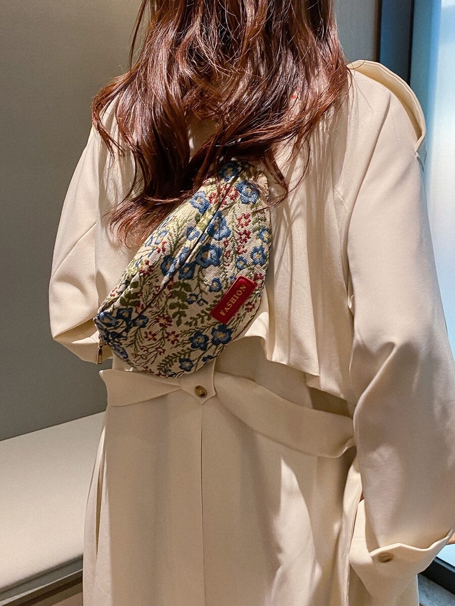 New Fashion Design Baita Pattern Casual Waist Bag, Can Be Crossbody Bag - Multicolor - View 1