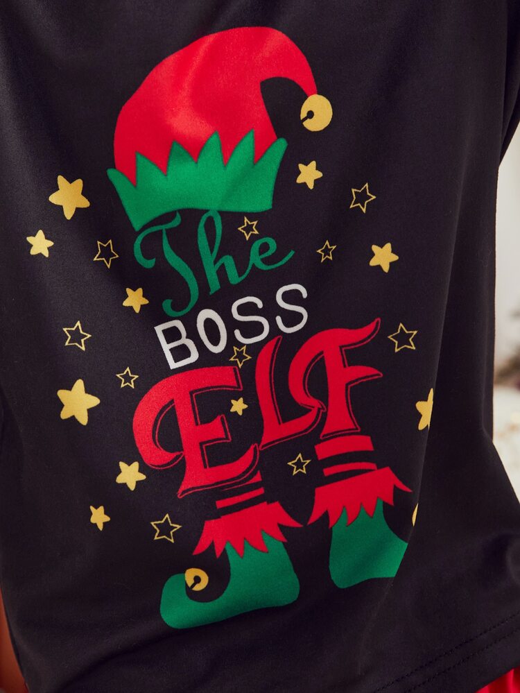 Toddler Boys Christmas Print PJ Set - Multicolor - View 5