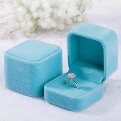 1pc Plain Ring Storage Box