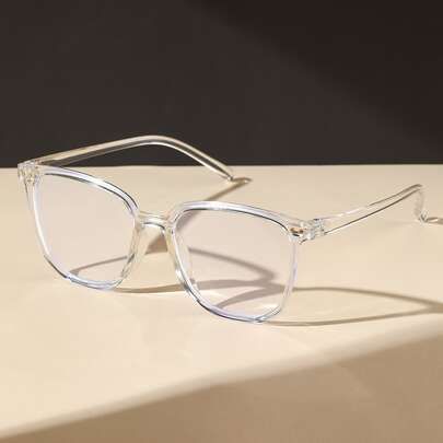 Clear Frame Anti-Blue Light Eyeglasses