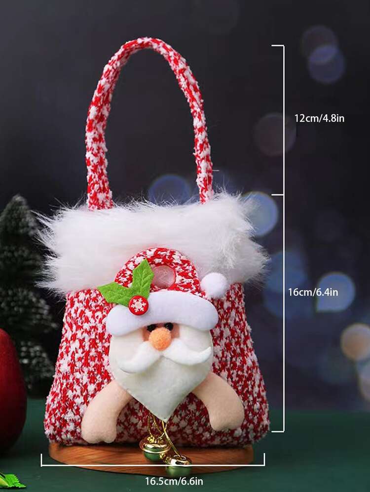 Bolsa de regalo Papá Noel de Navidad - Multicolor - Añade 3