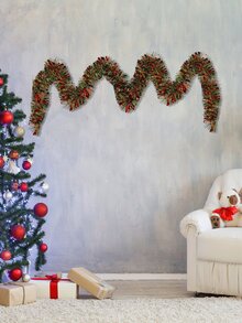 1pc Christmas Tinsel Twist Garland - Multicolor - View 2