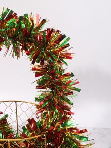 1pc Christmas Tinsel Twist Garland - Multicolor - View 3